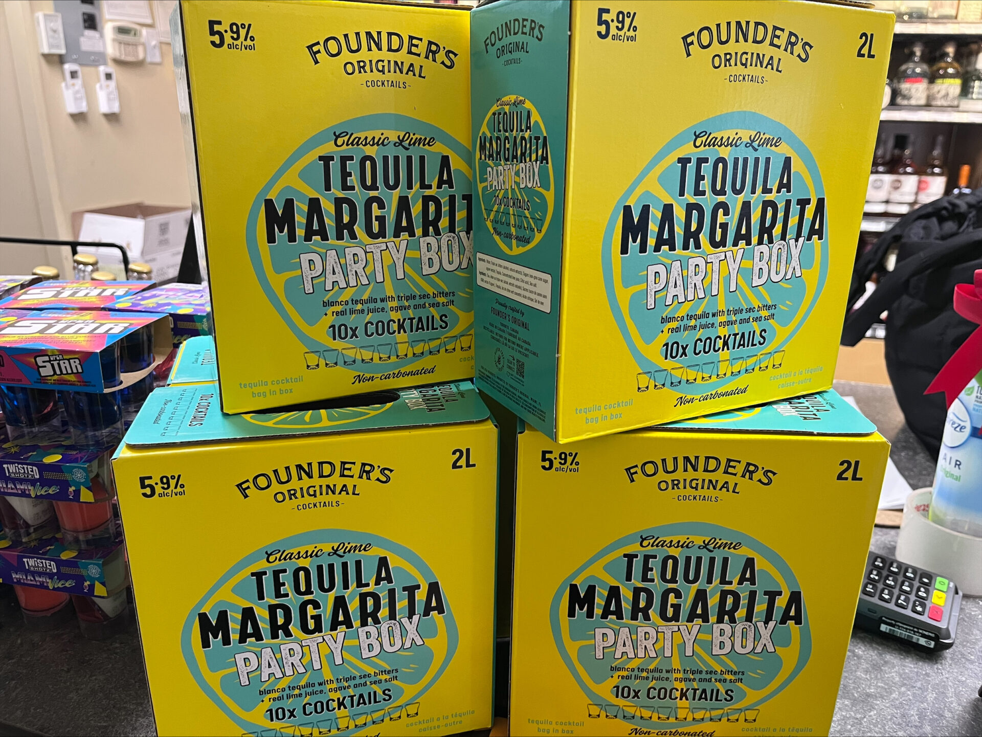 Founder's Original Classic Lime Tequila Margarita Party Box