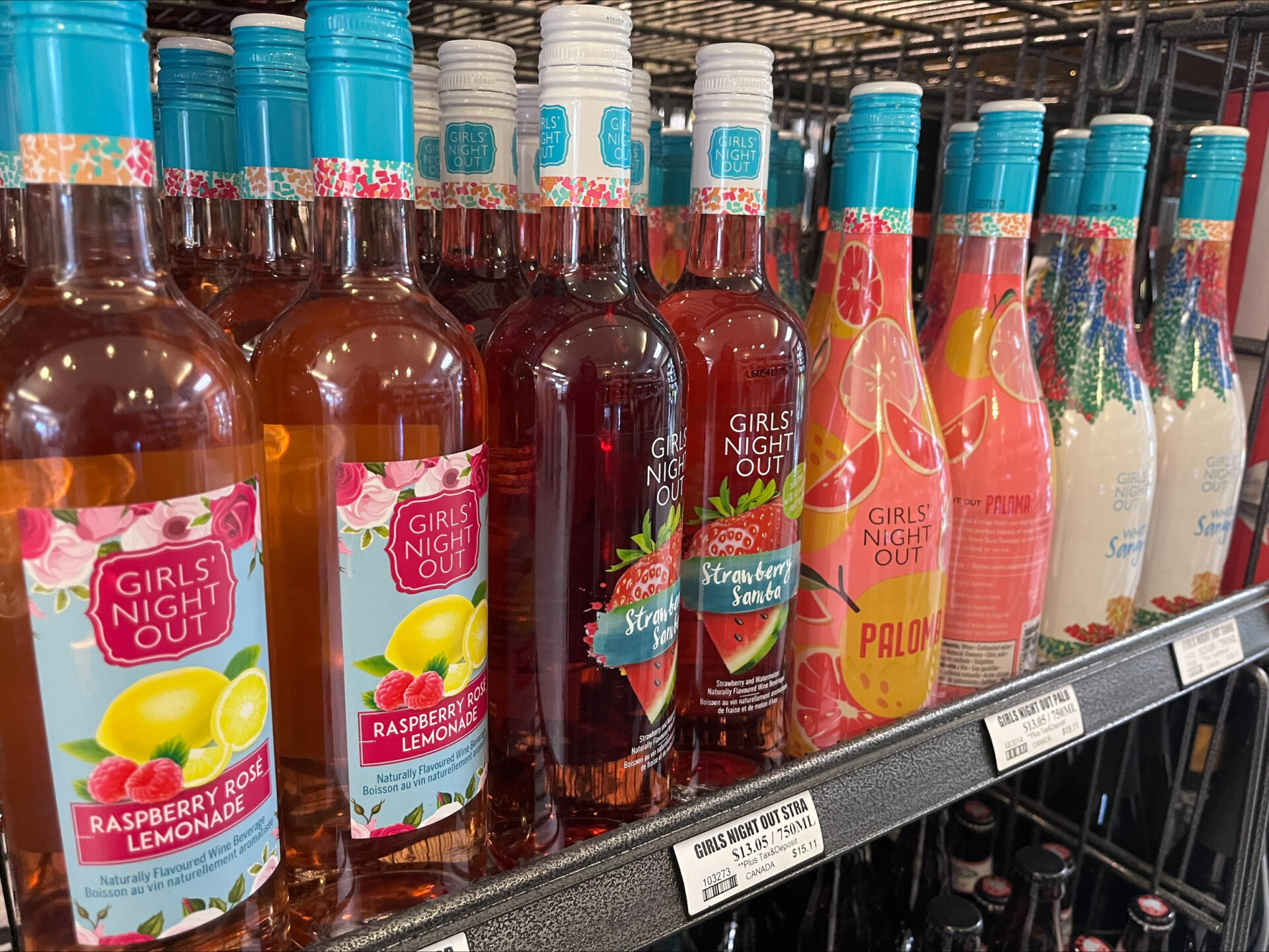 Girls Night Out Flavoured Wine Beverages
